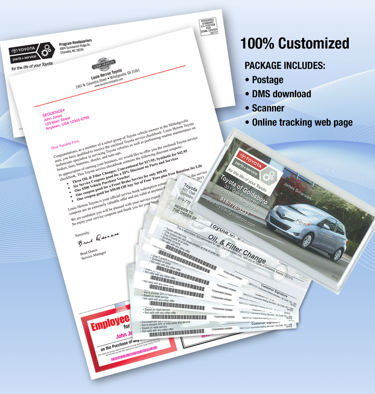 Drive Revenue with direct mail checkbook package