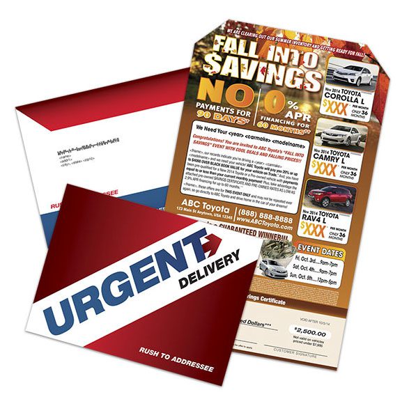 Megalope Fall Mailer - Autumn direct mail