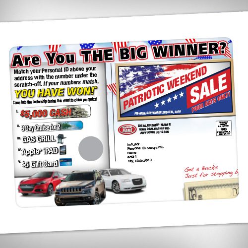 Full Window Self Mailer 12x9 thumb