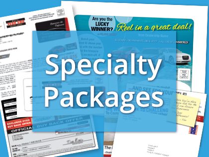 Specialty Mail Advertising Packages