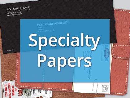 specialty paper stock FL