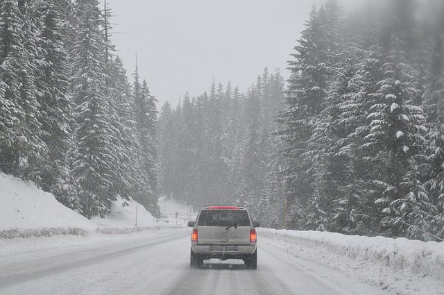 direct mail blog car in snow