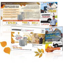 HVAC Fall Service Self Mailer 14x6