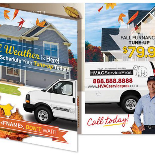 HVAC Fall Mailer Autumn Advertising