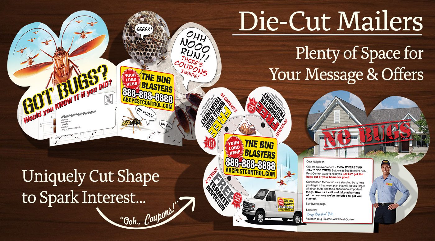 Unique Direct Mail Idea Die-Cut Shape