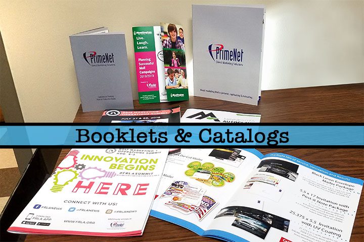 Booklets and catalogs printer direct mail