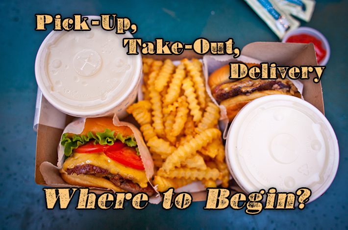 pick-up, take-out, food delivery