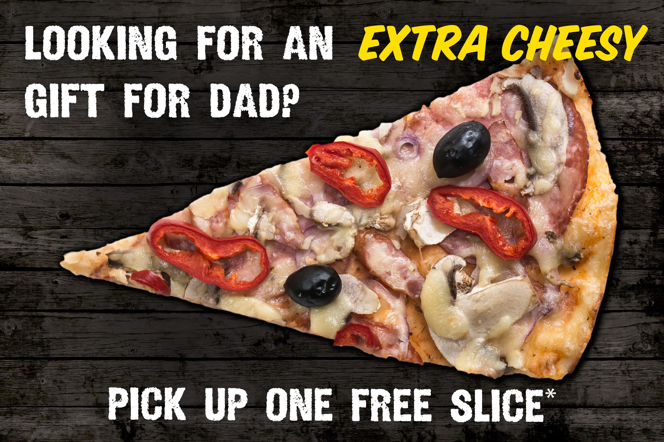 Father's Day Marketing, Pizza Ad, Dad Joke