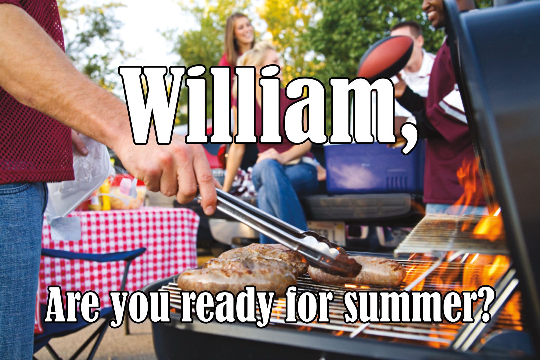 personalized-bbq personalized variable data, fathers day, grilling, bbq