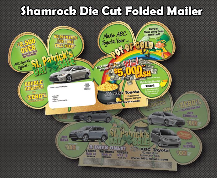 Shamrock St. Patrick's Day Direct Mail