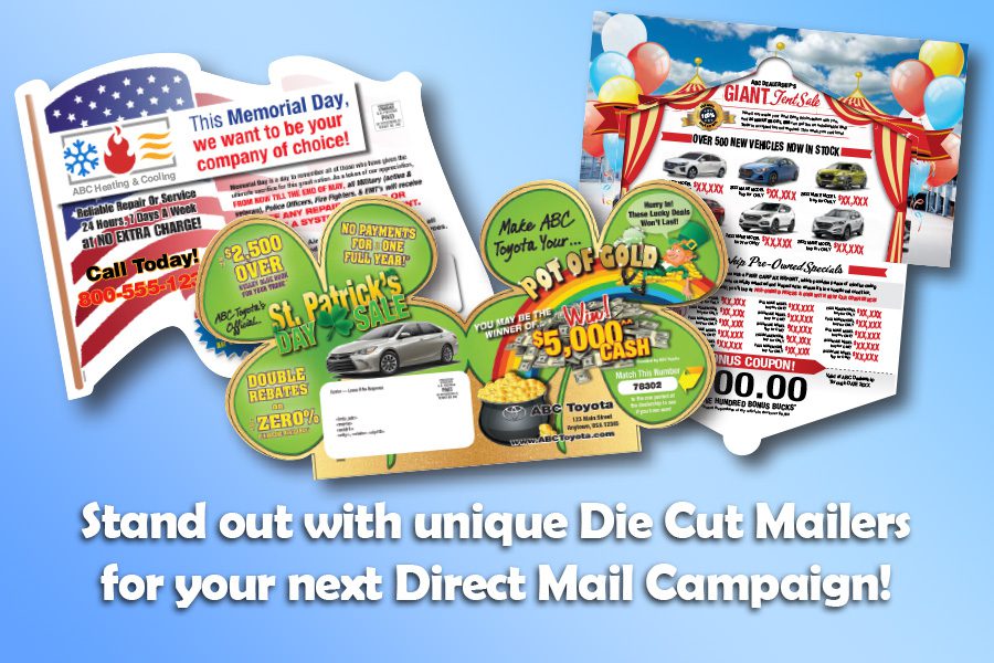 Stand Out Unique Direct Mail for Memorial Day St. Patrick's Day