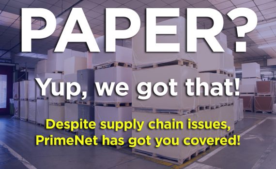 Paper? Yeah, we've got that. Direct mail paper shortage supply chain issues